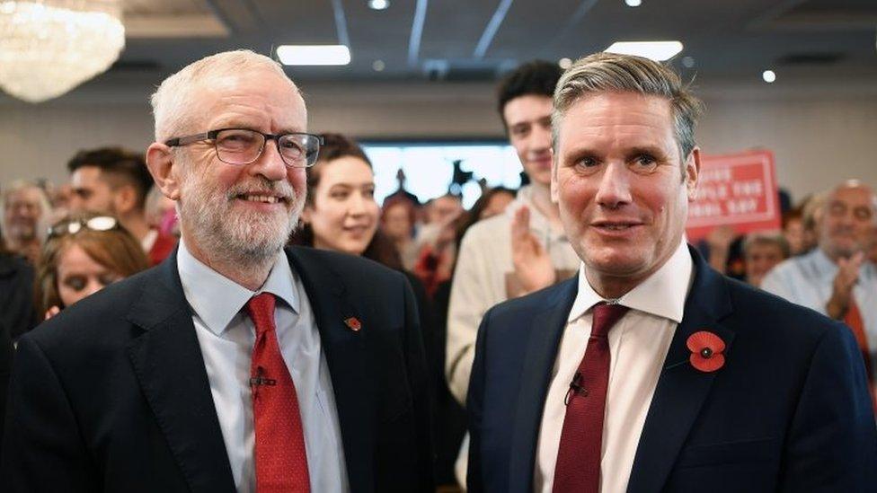 Jeremy Corbyn and Sir Keir Starmer