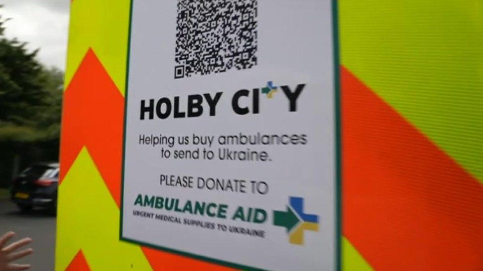 Vehicle donated by Holby City