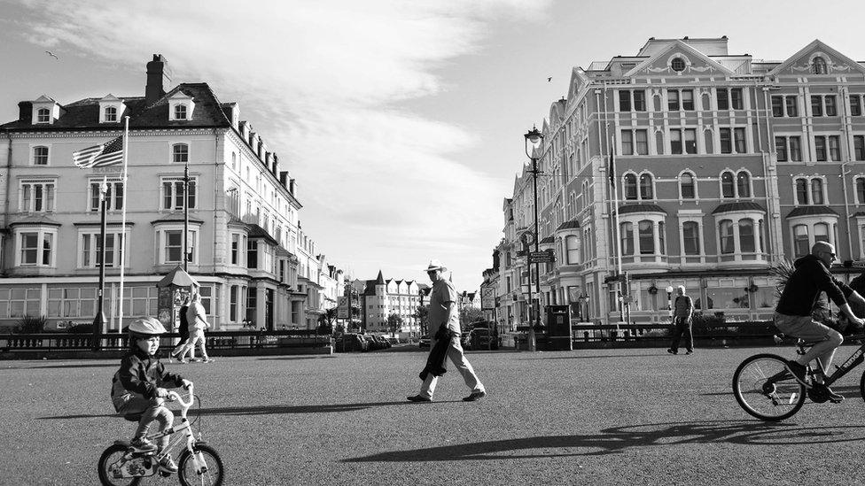 The end of the road: The A470 ends in Llandudno