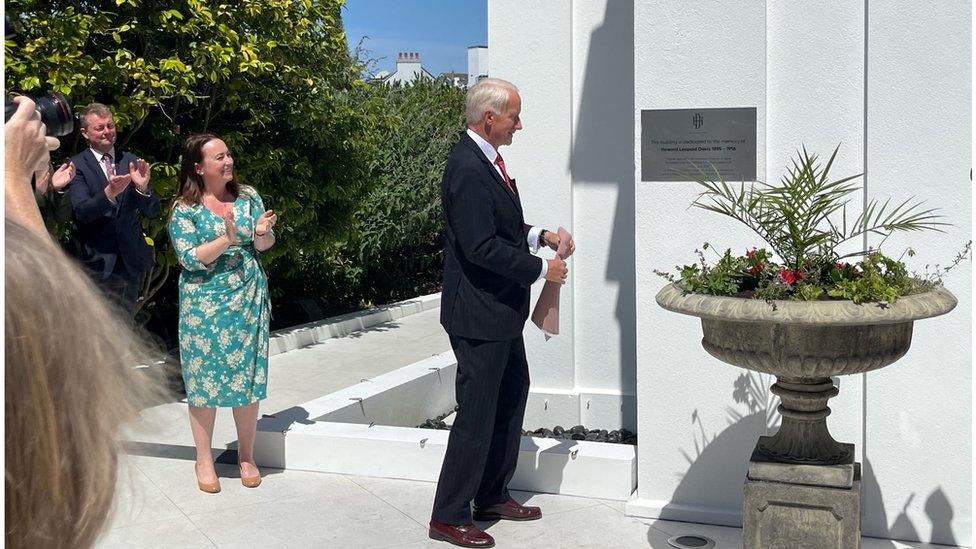 Jersey's Lieutenant Governor officially opens Howard Davis Hall