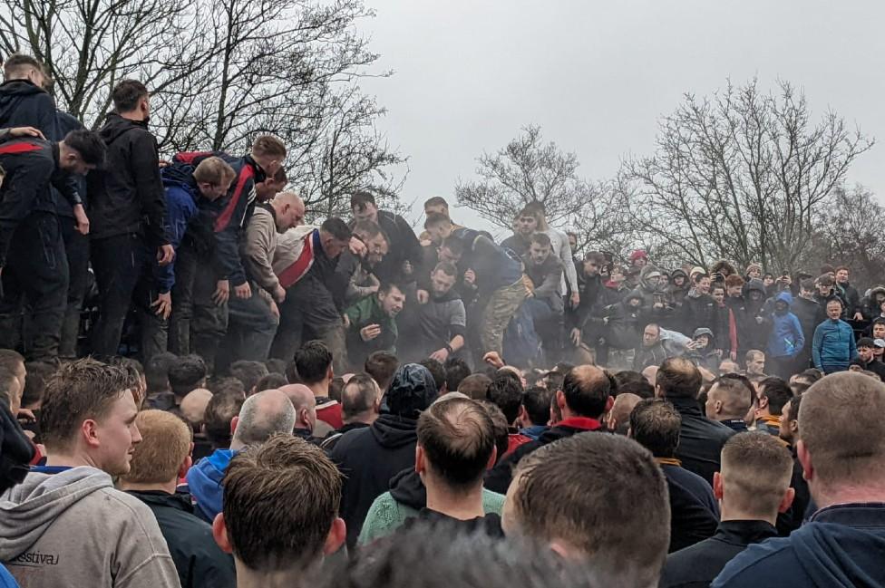 Day two of Shrovetide Football 2022