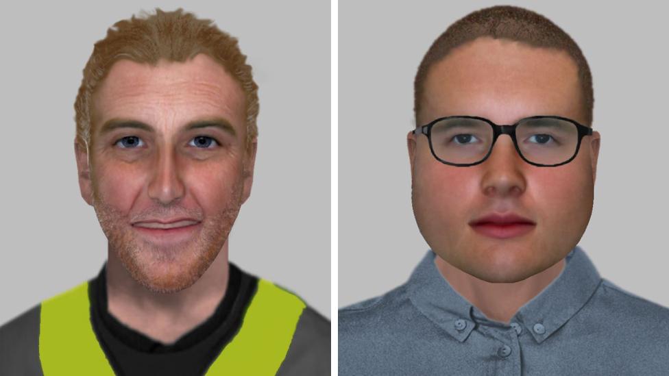 E-FIT images of two suspects