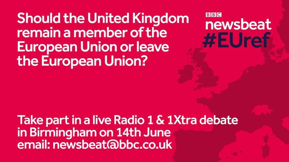 advert to join the newsbeat live debate - email newsbeat@bbc.co.uk