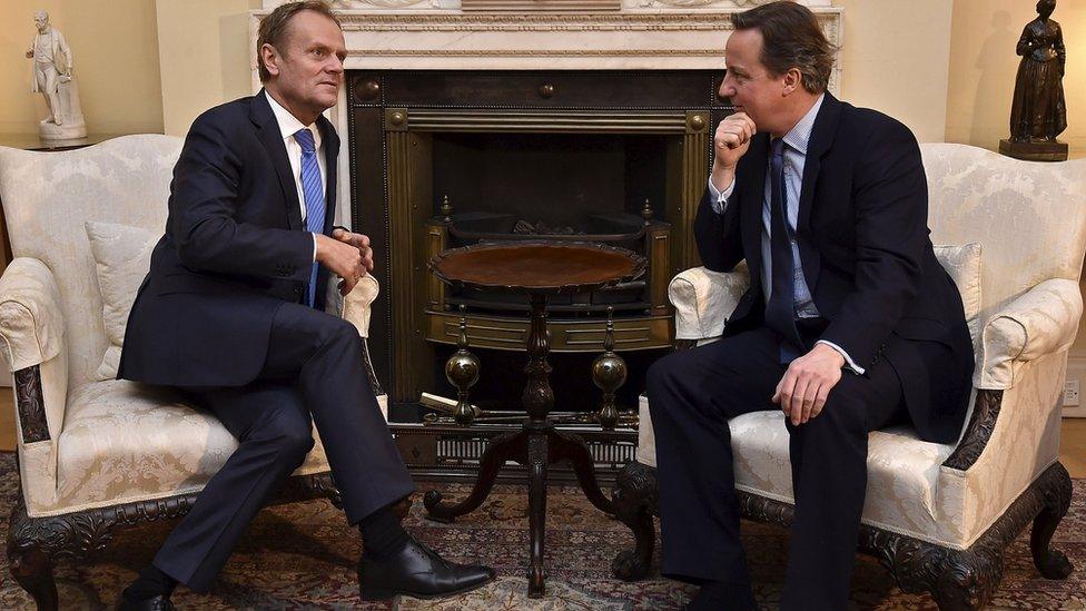 Donald Tusk and David Cameron