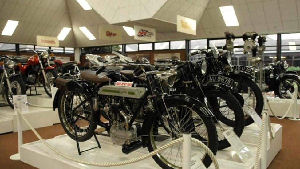 Motorbikes at the National Motorcycle Museum