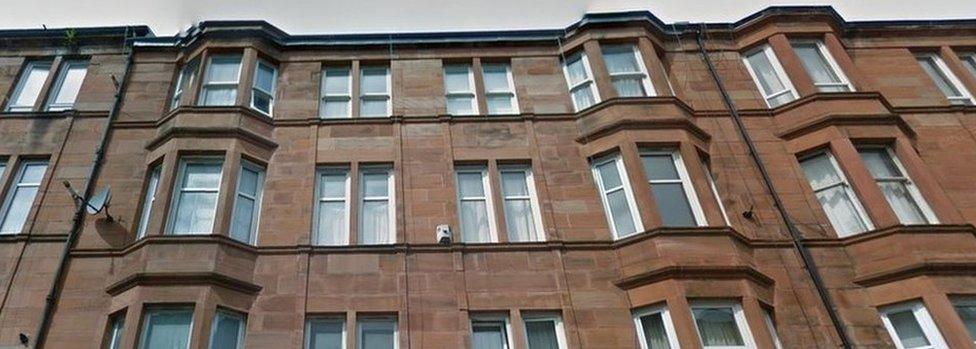 Flats in Westmoreland Street in Govanhill