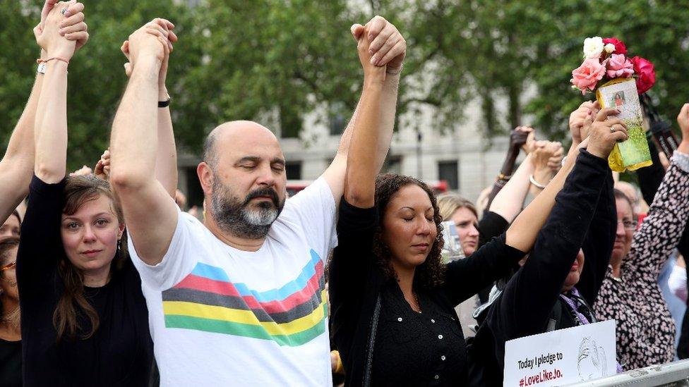 Jo Cox memorial event in London