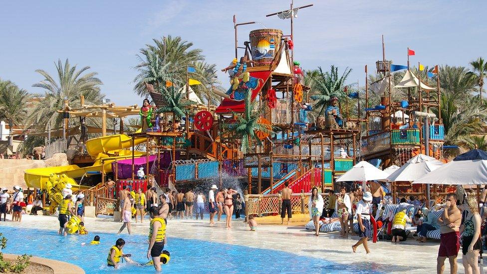 The Wild Wadi Waterpark in Dubai