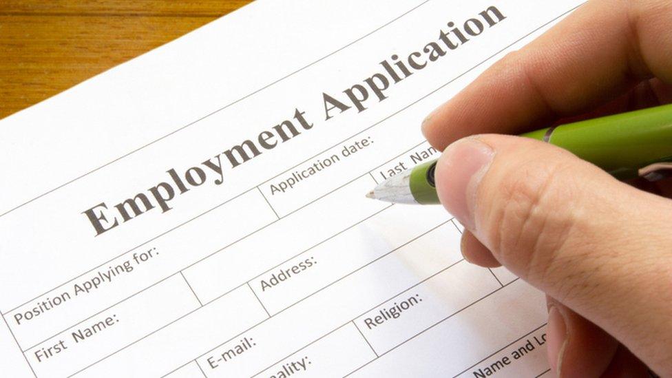 Employment application