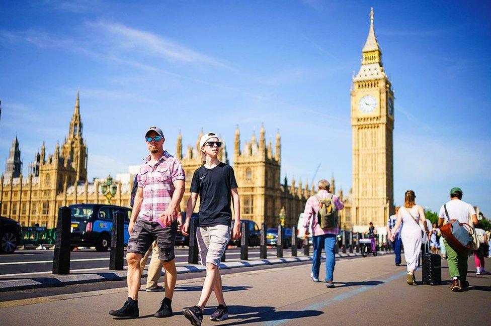 Strolling near Big Ben