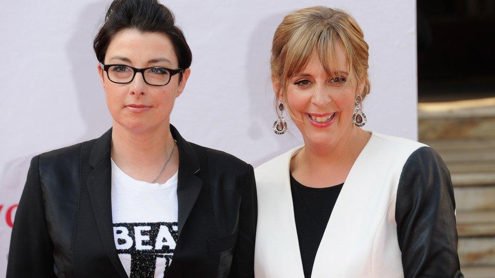 Sue Perkins and Mel Giedroyc