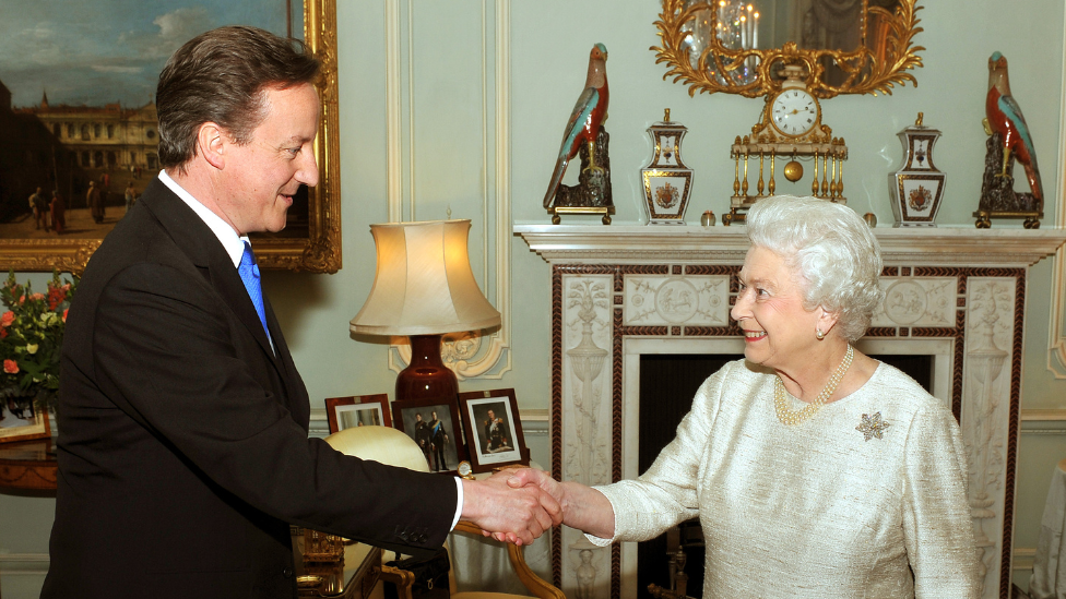 David Cameron and the Queen