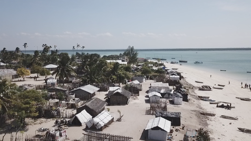 Drone view of Quirimba