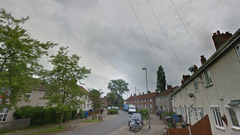 Officers found a body at an address in Appleyard Crescent, Norwich