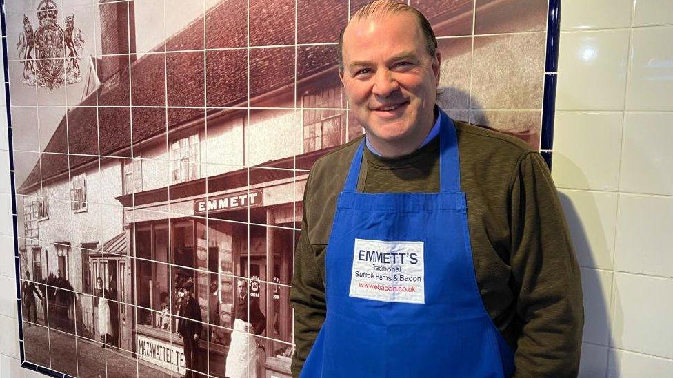 Mark Thomas from Emmett's Store in Peasenhall, Suffolk