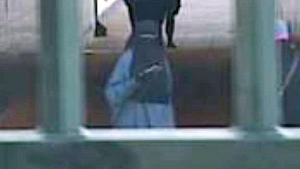 CCTV still of Safaa Boular outside MI6 in London