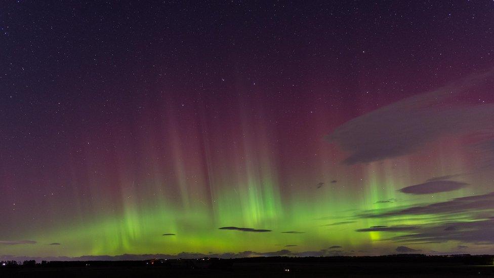 Northern Lights in Carnoustie