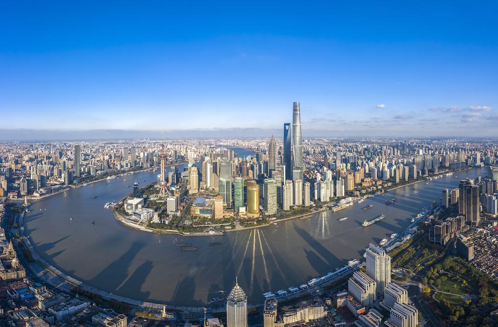 Pudong financial district skyline, Shanghai