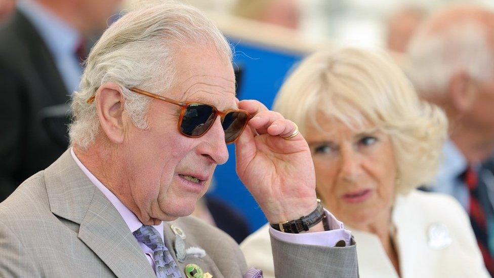 Prince Charles and the Duchess of Cornwall at the Royal Cornwall Show