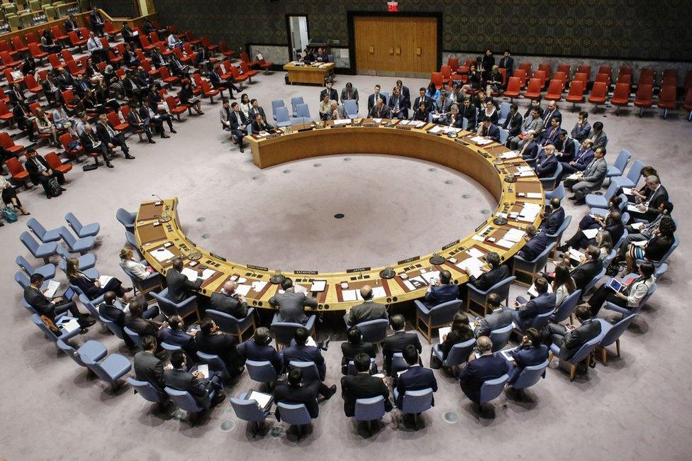 UN Security Council meeting in New York, 4 September