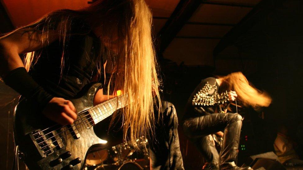 Metal band on stage (c) Getty Images