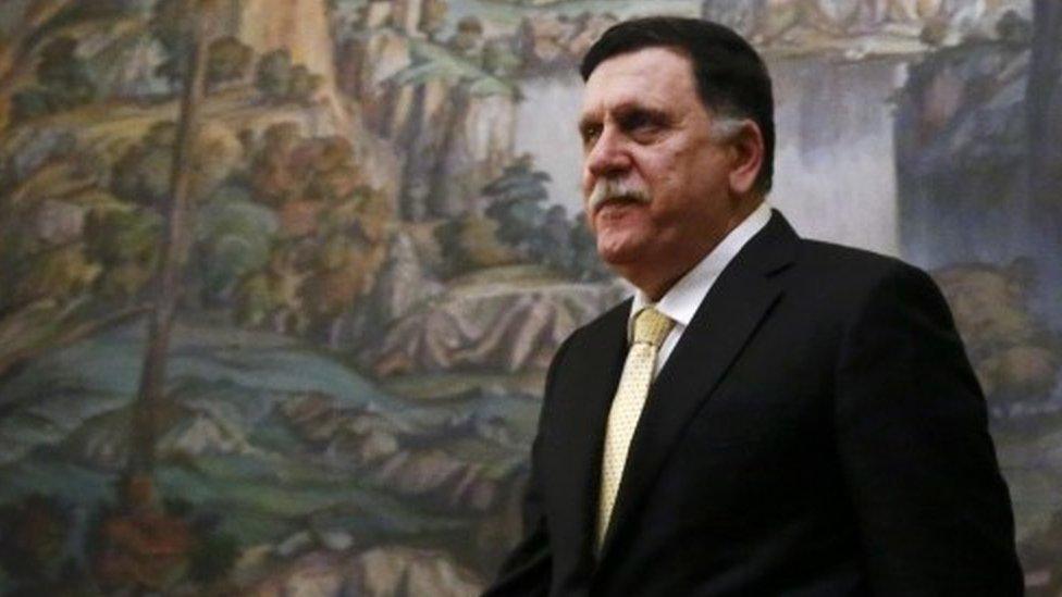 UN-backed Libyan government leader Fayez Sarraj (02 March 2017)