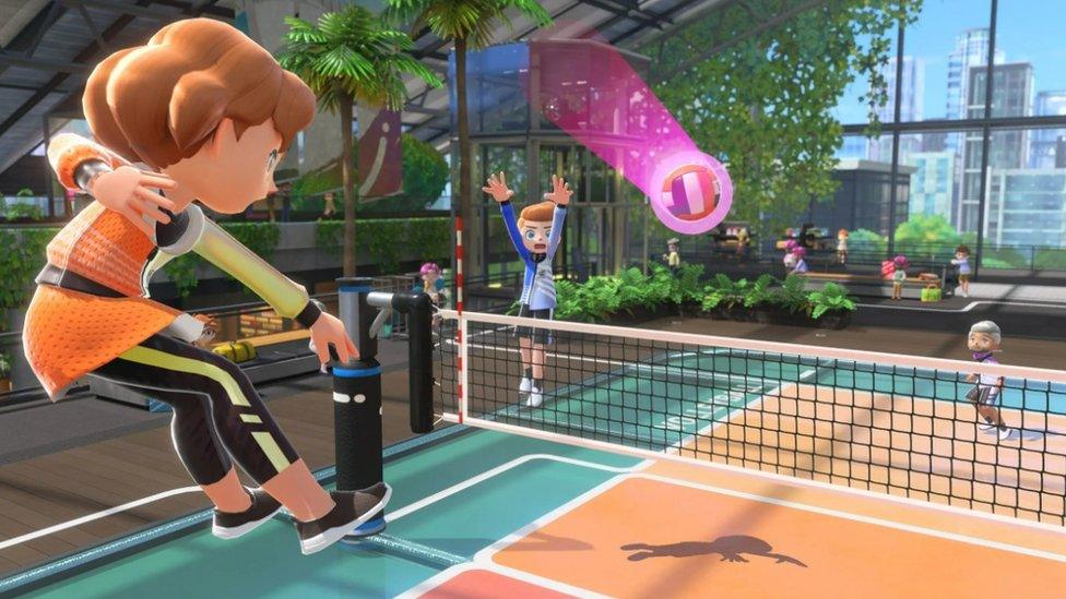 Volleyball in Nintendo Switch Sports