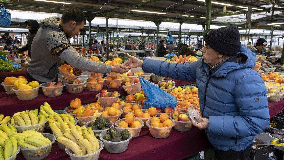 market in Birmingham