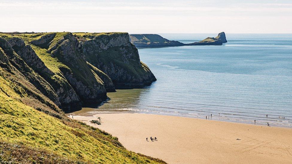 Rhossili beach, the Gower