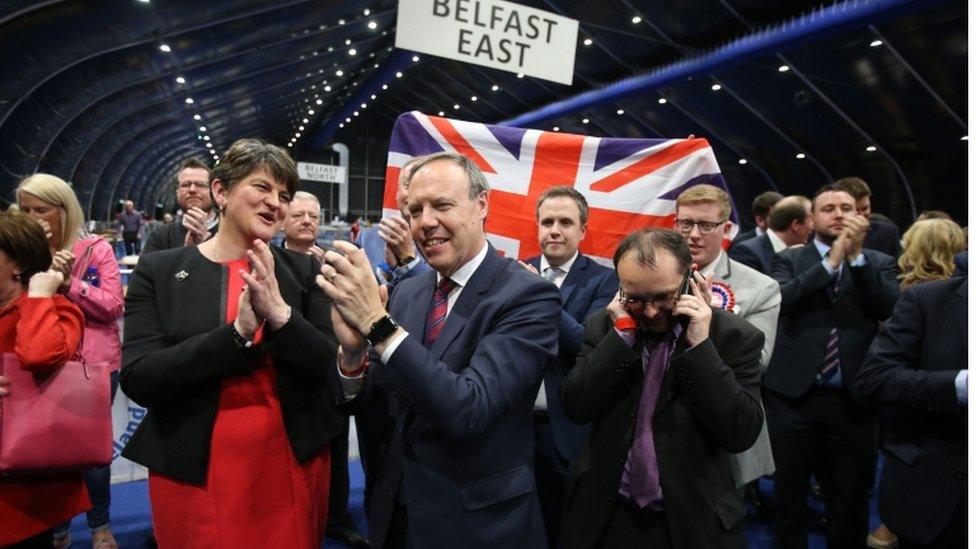 Arlene Foster and Nigel Dodds