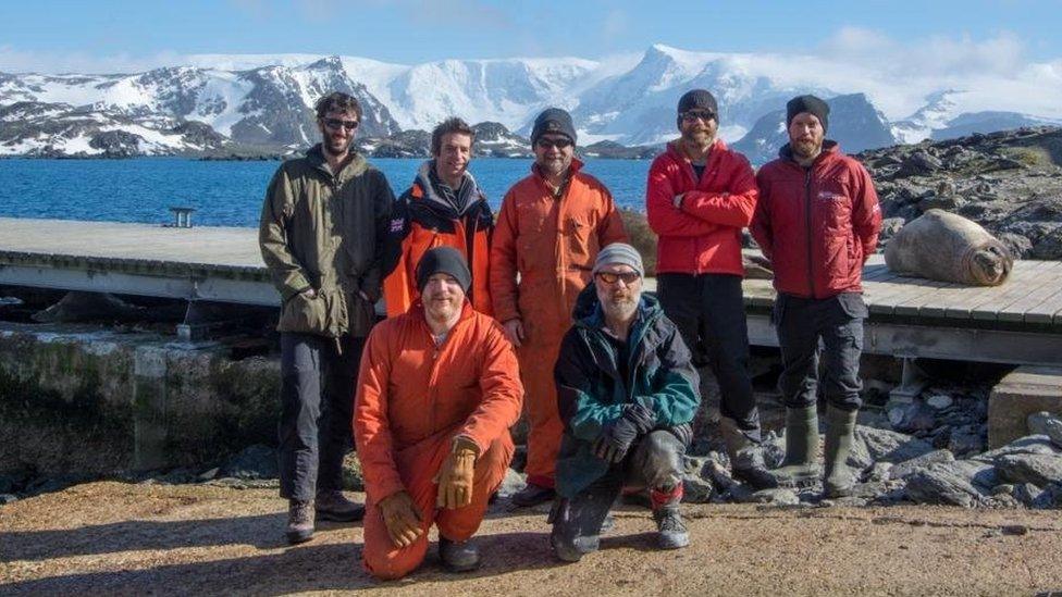 British Antarctic Survey base crew