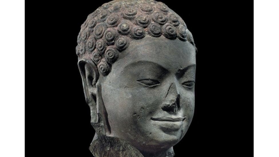 A 7th Century Head of Buddha is being returned