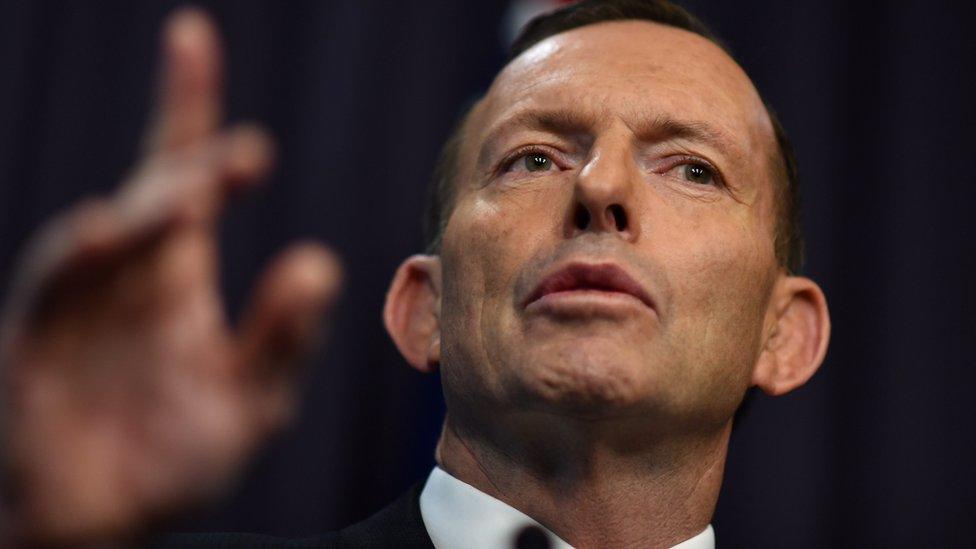 Australia PM Tony Abbott (Aug 2015)