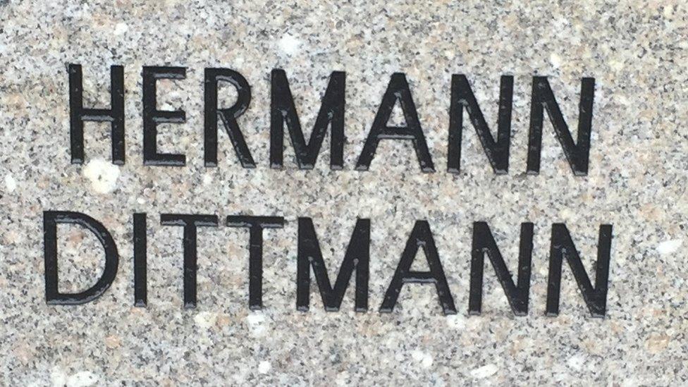 Hermann Dittmann's headstone