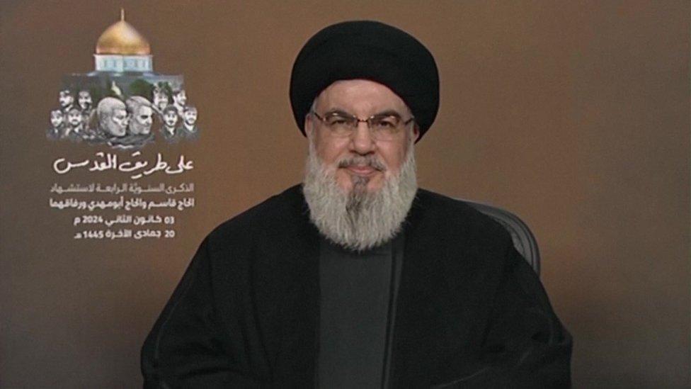 Hasan Nasrallah, the leader of Hezbollah