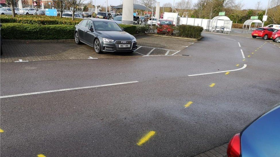 The area in Bradley Stoke where the drive-thru would have gone