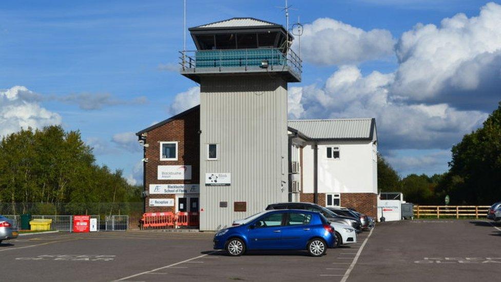 Blackbushe control tower