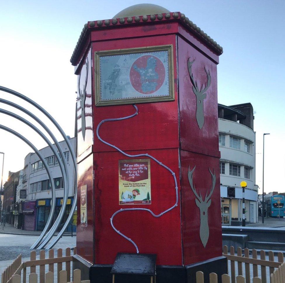 Giant postbox