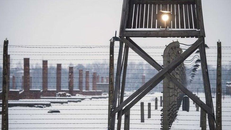 Watchtower at Auschwitz