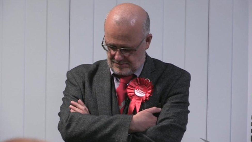 Former leader of Amber Valley Borough Council Paul Jones looking forlorn