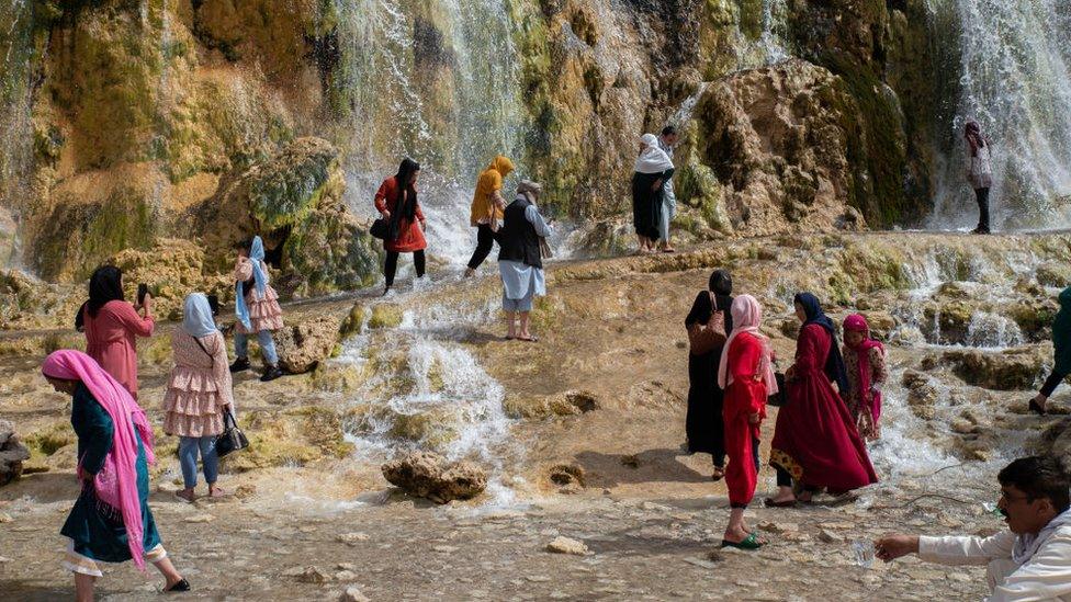 visitors to band-e-amir in august 2022