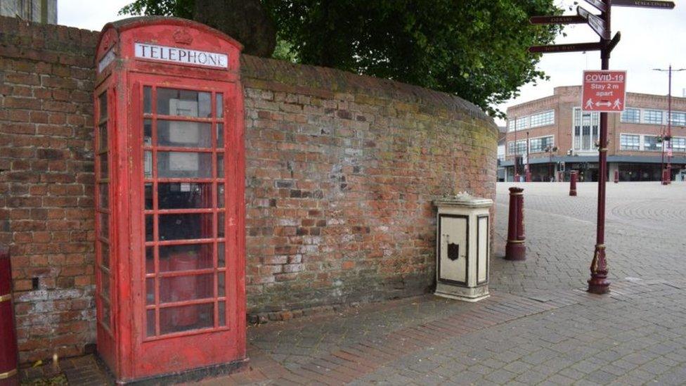 Phone box in Ilkeston