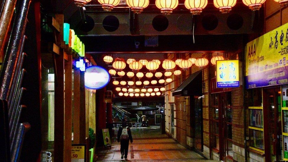 A street in Chinatown