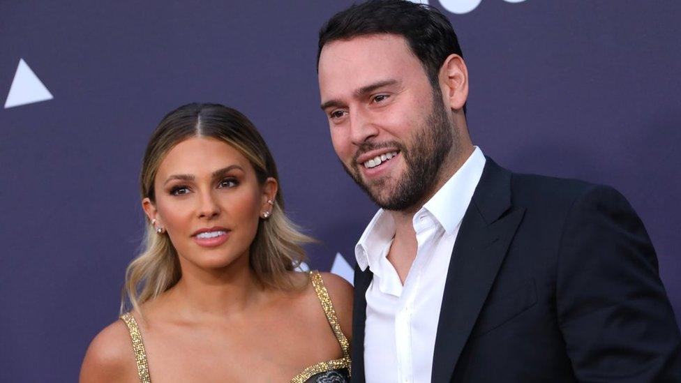 Scooter Braun and Yael Cohen