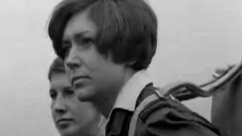 Penny Mason in 1969 on British Pathe footage