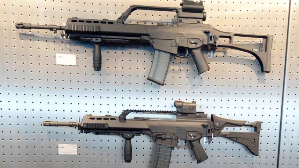 H&K G36 assault rifles, 2015 pic