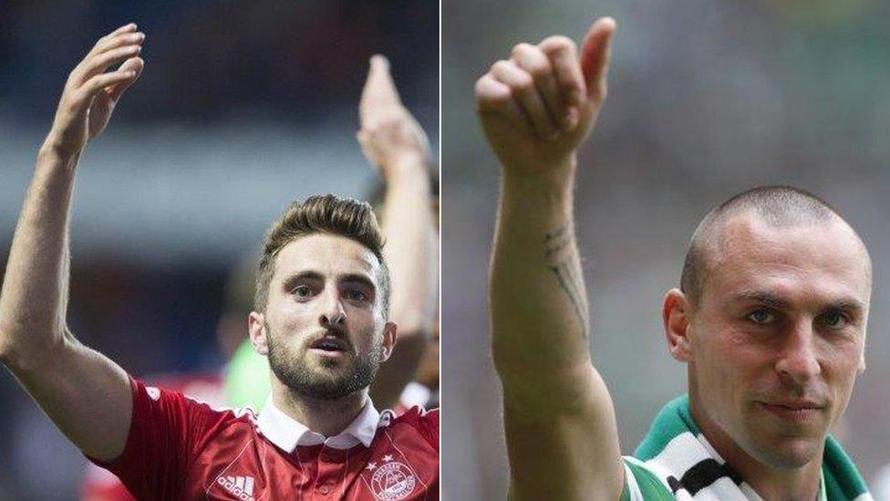 Graeme Shinnie and Scott Brown