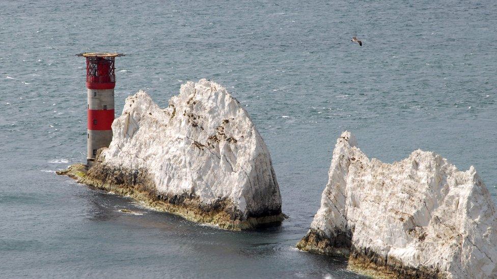 Needles on the Isle of Wight