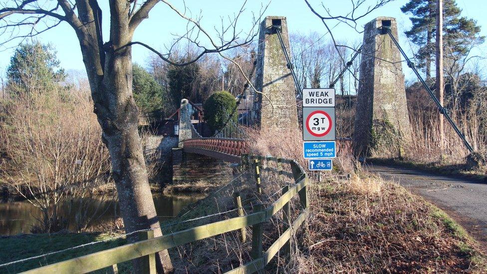 Kalemouth Suspension Bridge