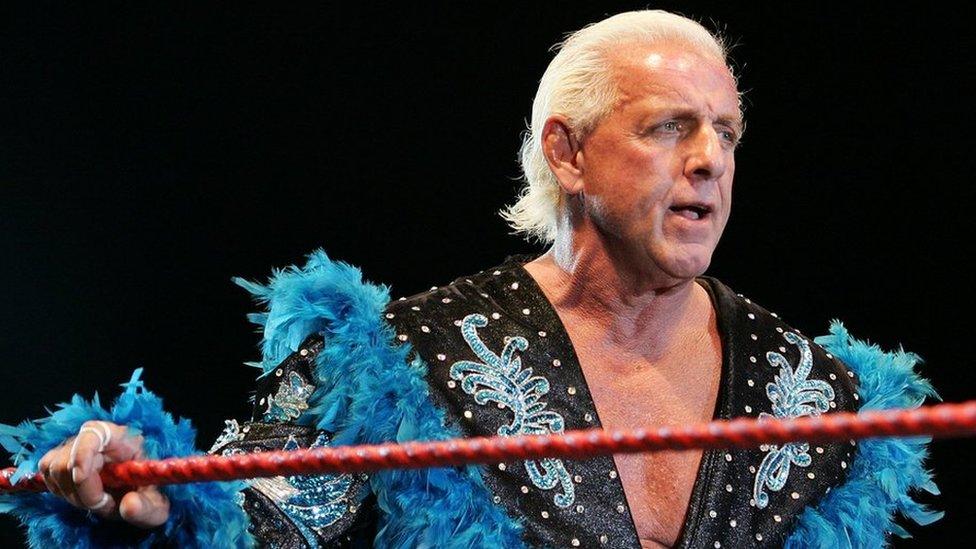 Ric Flair in the ring